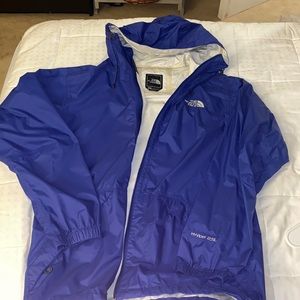Royal blue north face shell jacket